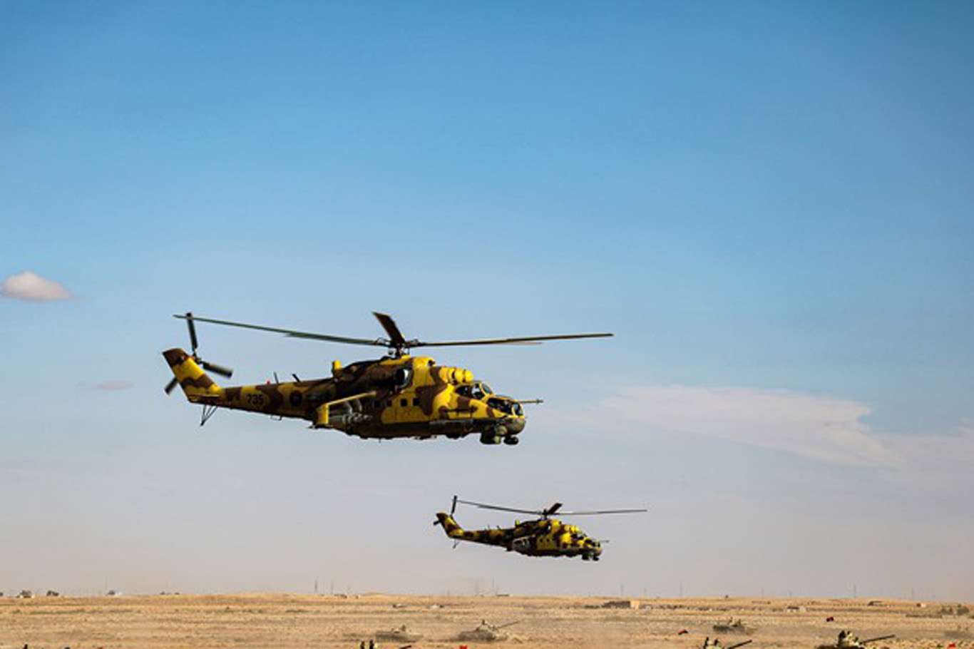 Libya'da Hafter güçlerine ait iki helikopter çarpıştı: 2 ölü